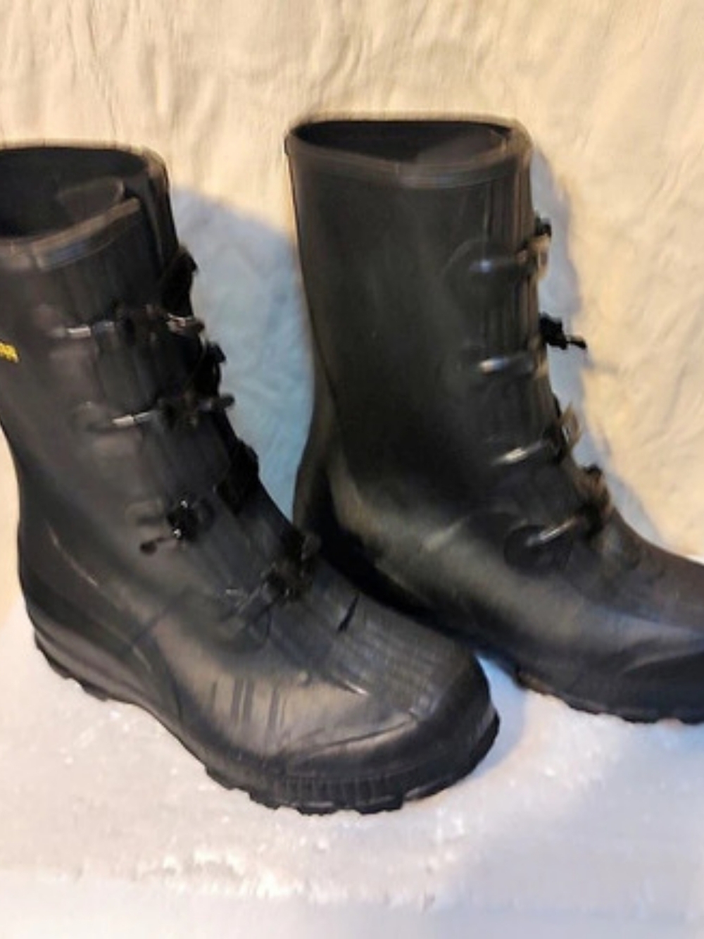 LaCrosse Z-Series 4-Buckle Rubber Overshoe Black Rain Boots